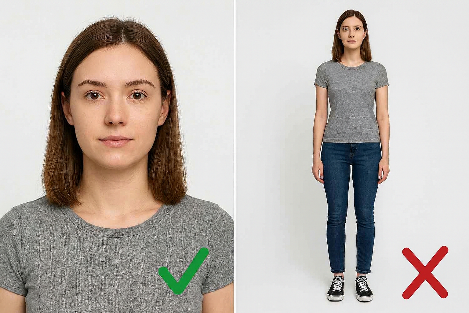 Ejemplo de foto tipo carnet